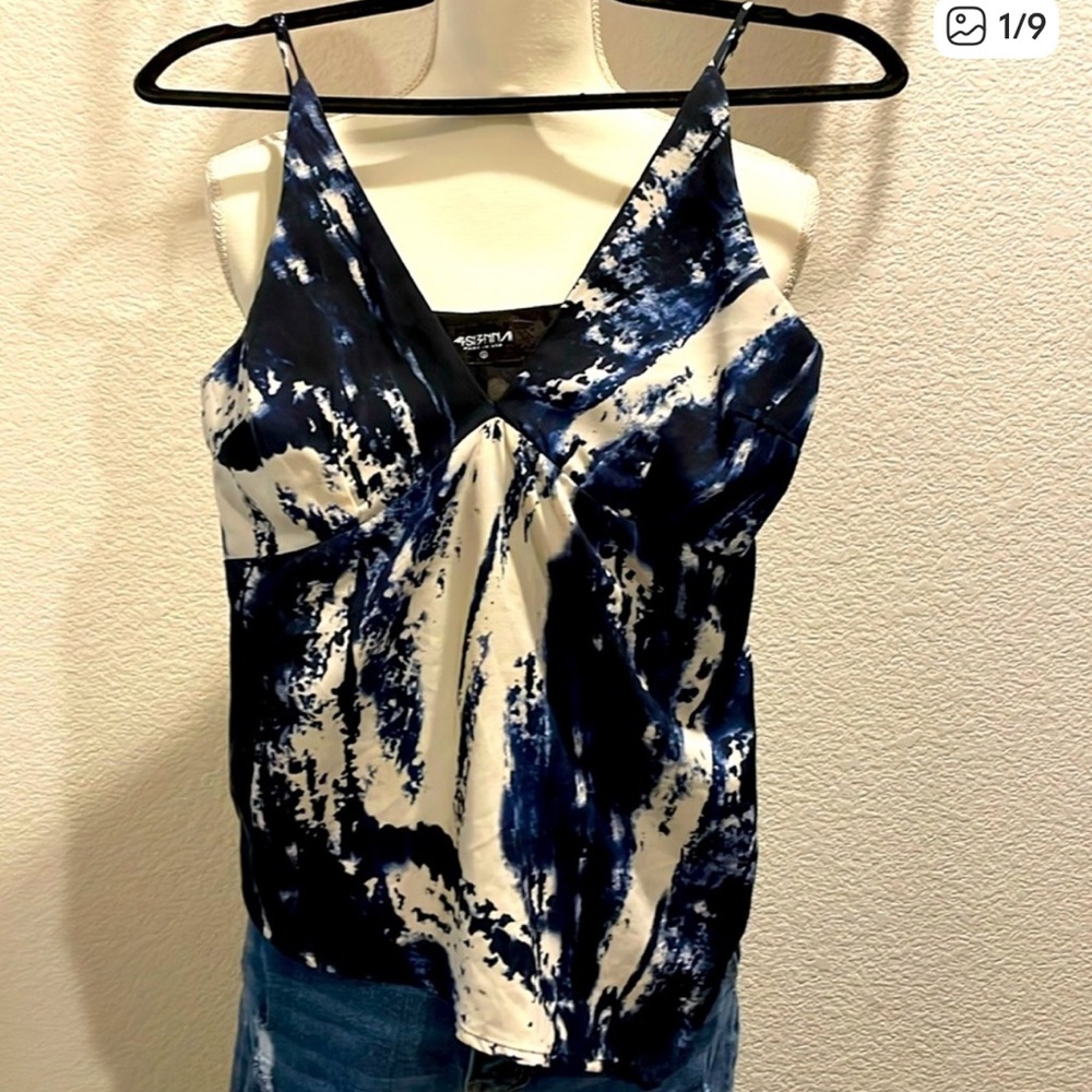 4SI3NNA Black and White Camisole